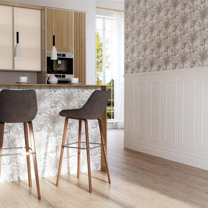 Бордюр Багет BLF008R Синтра Белый (40см*7,3см*27мм) (12шт/0,35м2) Для стен, шт