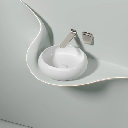 Умывальник чаша накладная круглая Element 360*360*120мм