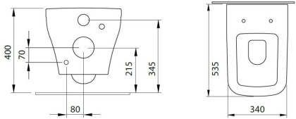 Унитаз с инсталляцией Allen Brau Infinity 4.21011.20/8.9466.0.000.000.1 белый глянец