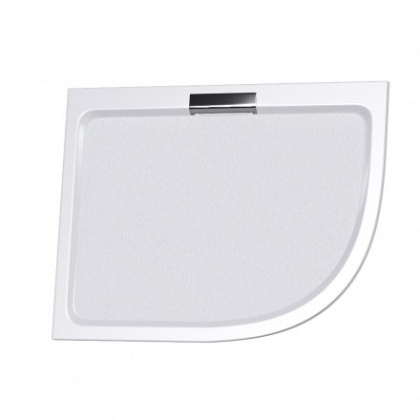 Душевой поддон  90*100*3,5 RGW GWS-41-L Белый/Асимметричный  Литьевой мрамор (Левый)