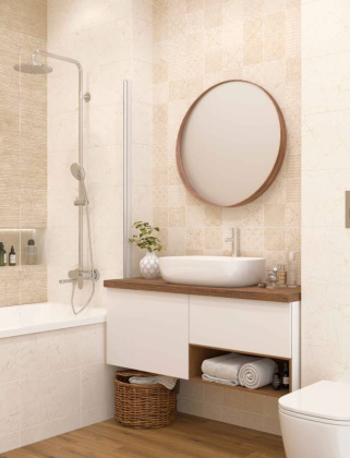 Плитка Eva vanilla line бежевый 25х40