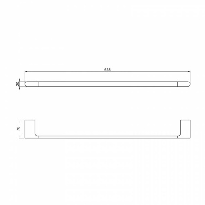 Полотенцедержатель Timo Luiro 18453/03 черный