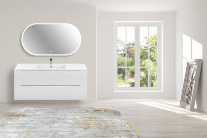 База под керамическую раковину Mia 1200 подвесная, 2 выкатных ящика soft close, G.White