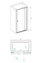 Душевая дверь RGW PA-02B, 04080207-14, 70 х 185 см распашная, черный Душевая дверь RGW PA-02B, 04080207-14, 70 х 185 см распашная, черный