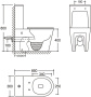 Чаша напольного унитаза безободковая Creto Logan L5 1005-001-L6CW с крышкой-сиденьем микролифт, белая Чаша напольного унитаза безободковая Creto Logan L5 1005-001-L6CW с крышкой-сиденьем микролифт, белая