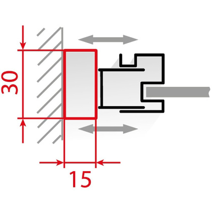 Добавочный профиль RGW A-04B, RGW 48270420-04