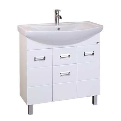 Тумба Onika Балтика 80 напольная, белая (ум. Балтика 80)