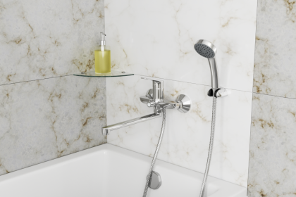 Смеситель для ванны с длинным поворотным изливом RUSH Yell (YE5735-51)