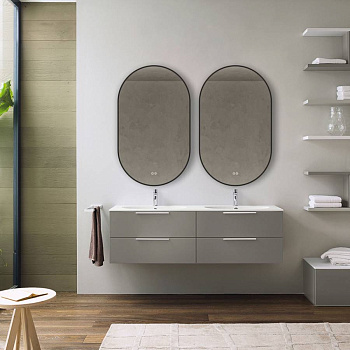 Зеркало LED VLM-3AU900B-2 500x900 c сенсорным выключателем и диммером, антизапотевание Зеркало LED VLM-3AU900B-2 500x900 c сенсорным выключателем и диммером, антизапотевание