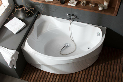 Акриловая ванна Aquanet Jamaica 160x100 L (с каркасом)