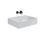 Раковина LOGICA мебельная\подвесная без отверстий 60, белая глянцевая