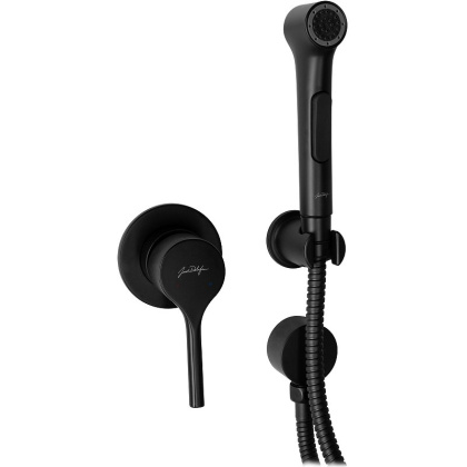 Гигиенический душ E24610-BL Jacob Delafon Elate черный со смесителем ., шт