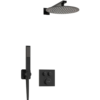 A7448.219.258.302.240.218 Thermo Встраиваемый комплект для душа с верхней душевой насадкой и лейкой A7448.219.258.302.240.218 Thermo Встраиваемый комплект для душа с верхней душевой насадкой и лейкой