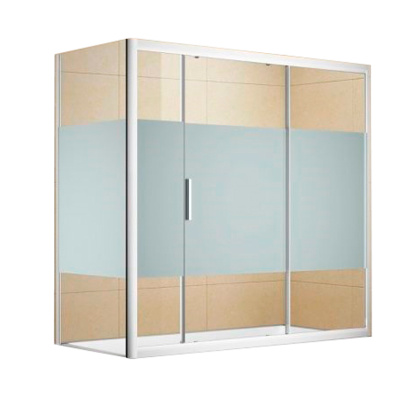 Шторка на ванну c боковой стенкой Aquanet Practic AE10-B-170H150U-CP + AE10-F-75H150U-CP