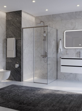 Душевой уголок CEZARES PLANE-A-1-100-C-CR