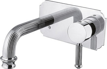 OLIMP-BLSM2-02-L Встраиваемый смеситель для раковины однорычажный, бронза