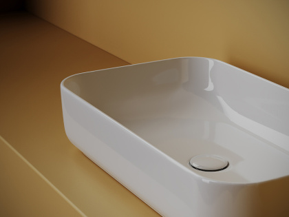 Умывальник чаша накладная прямоугольная Element 605*375*145мм