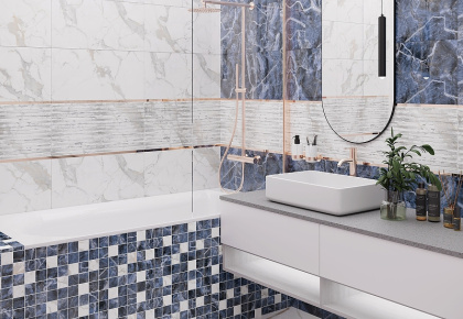 Laurel Мозаика микс синий 29,7х29,7