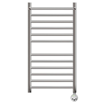 Полотенцесушитель электрический Point Аврора PN10158SPE П11 500x800 с полкой левый/правый, хром Полотенцесушитель электрический Point Аврора PN10158SPE П11 500x800 с полкой левый/правый, хром