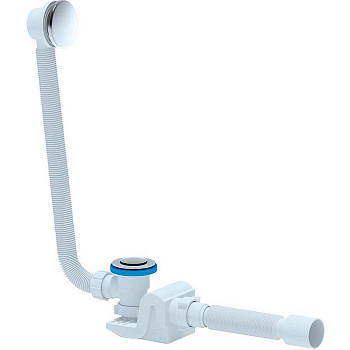 Слив-перелив для акриловой ванны 422 мм, с гибкой трубой CZR-STP2-01