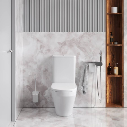 Набор унитаз-компакт с гигиеническим душем CK50C1704W