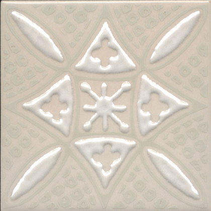 Декор Бахия 2 бежевый светлый глянцевый 9,8x9,8x0,7 Декор Бахия 2 бежевый светлый глянцевый 9,8x9,8x0,7