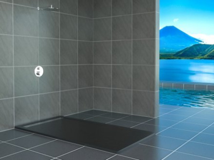 Душевой поддон RGW STМ-118G 80 x 110 см, прямоугольный, из искусственного камня, графит, 14202811-02