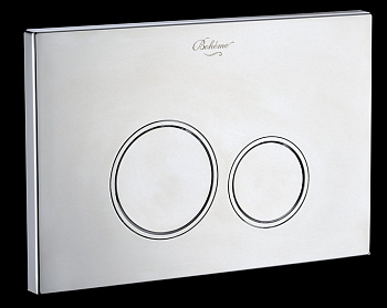 Кнопка для инсталляции, пластик CHROMO, глянец, круглая Кнопка для инсталляции, пластик CHROMO, глянец, круглая