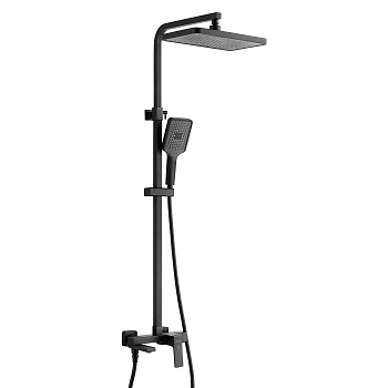 Душевая система Shevanik S4636H, черный