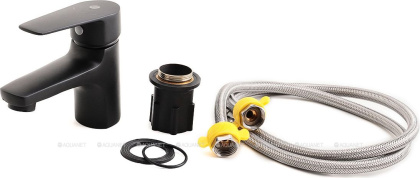 Смеситель для раковины Orange Loop M26-021b черный