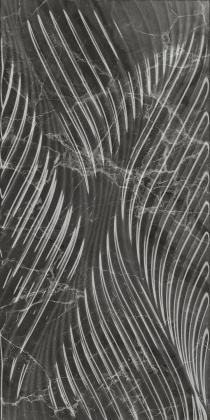 Коррер чёрный глянцевый структура обрезной 30x60x1