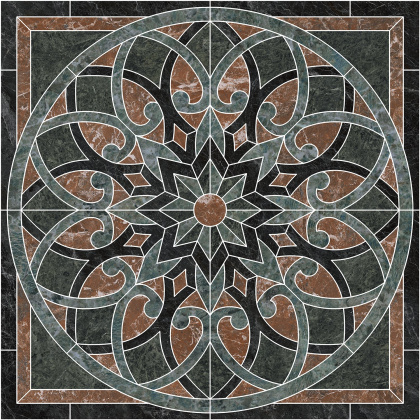 Риальто наборный лаппатированный 119,5x119,5x11