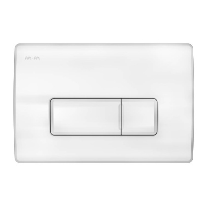 I048001 Pro M, клавиша для Инсталляции пневматическая, пластик, Белый