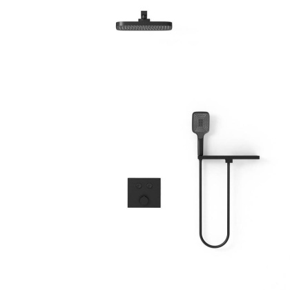 Душевой комплект VSFW-4211RMB встраиваемый, 2 режима, черный