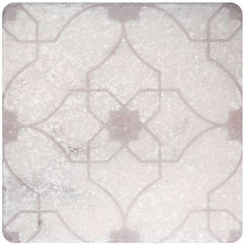 Натуральный мрамор WHITE MOTIF №7 10x10, Marble