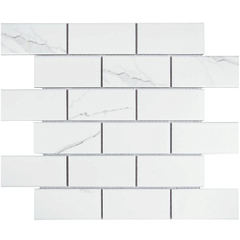 Керамическая мозаика, Brick Carrara Matt 45х95, Brick & Metro