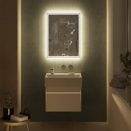 Тумба LOGICA подвесная 2 ящика 60 см, белоснежный