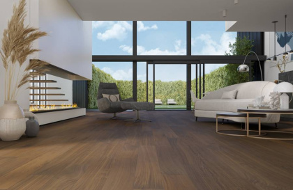 Кварцевый паркет Quartz Parquet Классик Орех Американский, 400-29, 7/1,2 мм