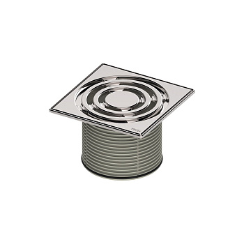 Декоративная решетка TECEdrainpoint S, 150 мм, в стальной рамке, с монтажным элементом