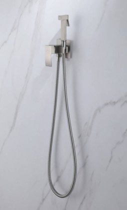 Смеситель ABBER Wasserfall AF8625SP с гигиеническим душем, сатин