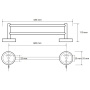 Полотенцедержатель двойной 104104052