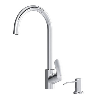 F8007T00 Like, набор 3в1: Смеситель Для кухни с каналом для питьевой воды, фильтр, диспенсер, Хром, F8007T00 Like, набор 3в1: Смеситель Для кухни с каналом для питьевой воды, фильтр, диспенсер, Хром,