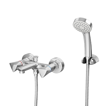 Смеситель для ванны с коротким изливом RUSH Andros (AN2435-44)