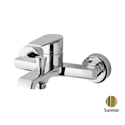 NAUTIC-VM-SR Смеситель для ванны и душа однорычажный в комплекте с ручным душем, шлангом и держателем, исполнение Sunrise