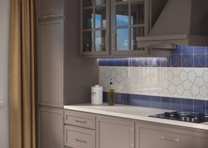 Бордюр PFG010 Витраж белый 2*15*11 (уп\40шт), шт