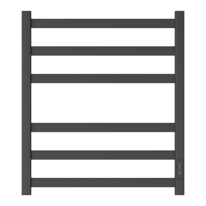 Полотенцесушитель электрический Point Меркурий PN83856B П6 500x600, диммер справа, черный Полотенцесушитель электрический Point Меркурий PN83856B П6 500x600, диммер справа, черный