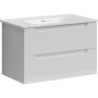 Тумба подвесная SANCOS Norma 2.0 790х450х500, c двумя ящиками оснащенными доводчиками, белый глянец , арт. NR2.080W