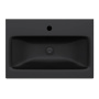 M90WCC0602BM GEM, Раковина мебельная, керамическая, 60 см, встроенная, цвет: Черный матовый M90WCC0602BM GEM, Раковина мебельная, керамическая, 60 см, встроенная, цвет: Черный матовый