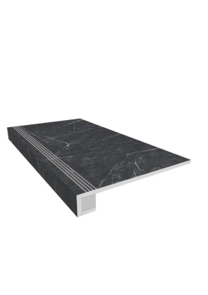 Комплект (Ступень VS03 (33x120) непол. (прямоугол. бортик)+ Подступенок (14,5x120)) Комплект (Ступень VS03 (33x120) непол. (прямоугол. бортик)+ Подступенок (14,5x120))