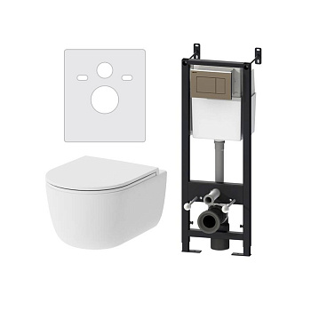 DX86.IS10151.1700 Инсталляция с клавишей глянец. Хром с подвесным унитазом Sirius безободк с сид м/лифт DX86.IS10151.1700 Инсталляция с клавишей глянец. Хром с подвесным унитазом Sirius безободк с сид м/лифт